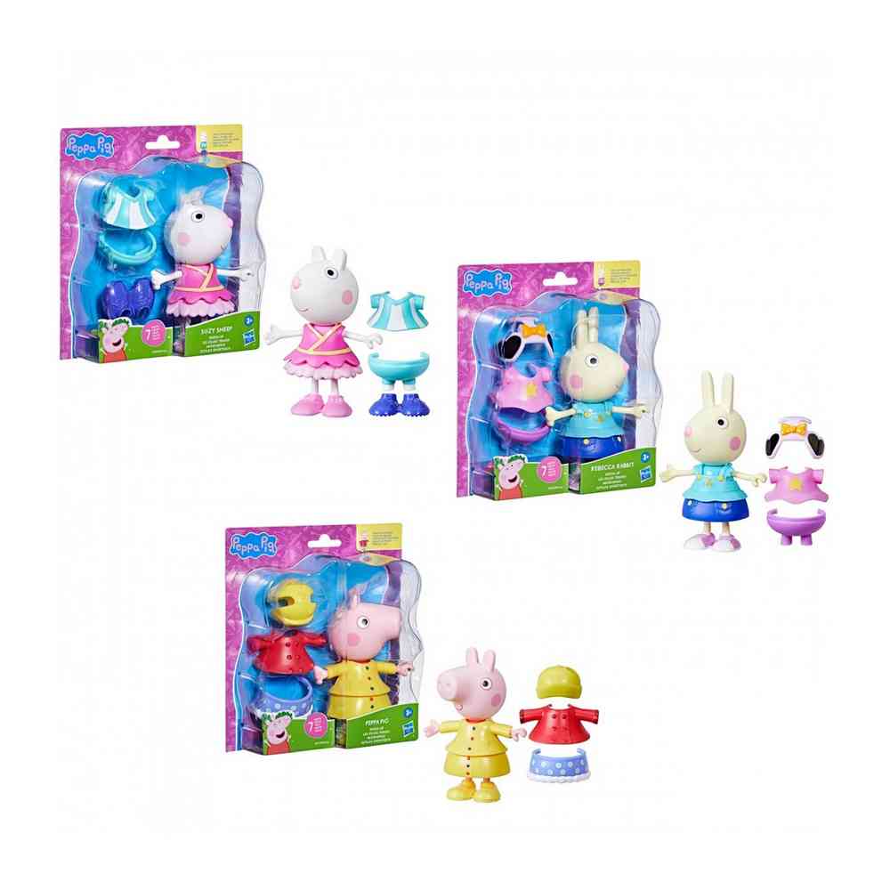 F8859 PEPPA AND FRIENDS DRESS UP AST FIGURE 