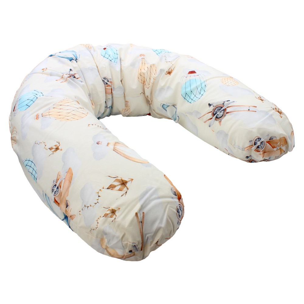 KIDZZ NURSING AND SUPPORT PILLOW AIRPLANE 145X36CM 