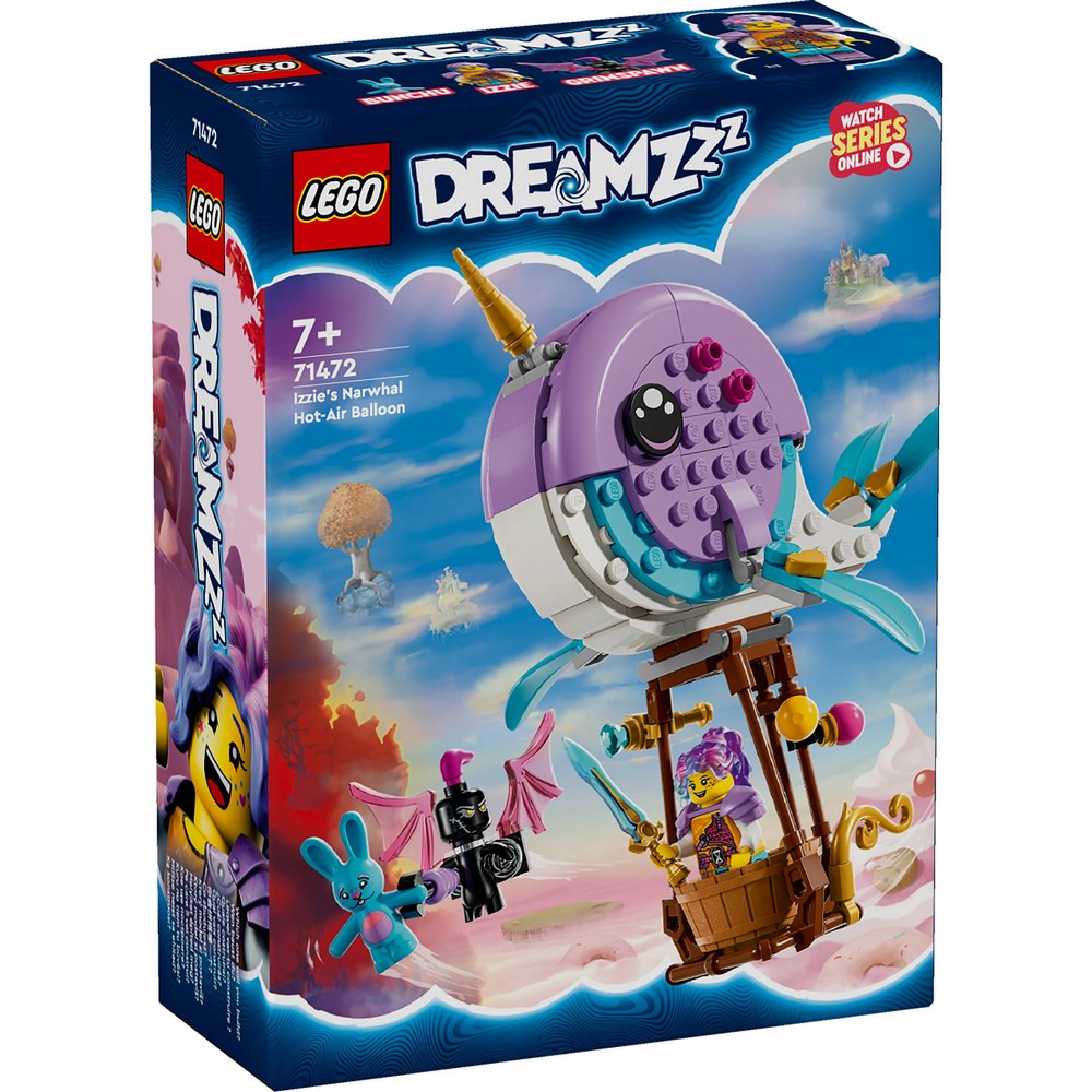 LEGO DREAMZZZ IZZIE'S NARWHAL HOT-AIR BALL.. 