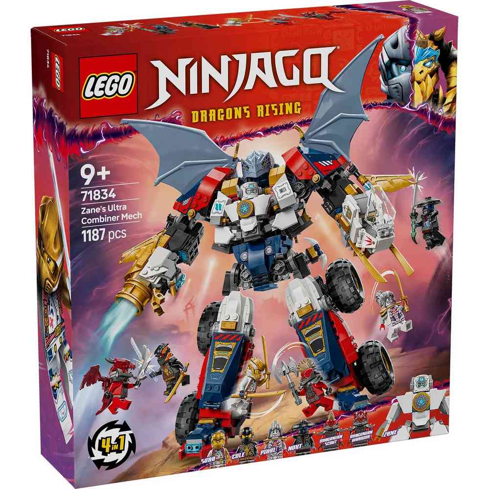 LEGO NINJAGO ZANES ULTRA COMBINER MECH 